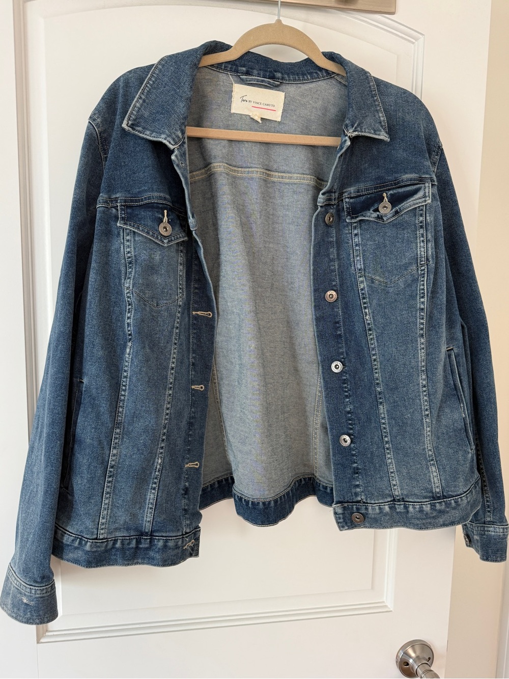 Two by Vince Camuto Denim Jean Jacket Plus size 2X